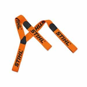 Stihl FS Hosenträger Klettverschluss Orange