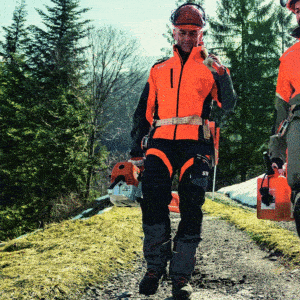 Stihl Jacke Herren Advance X-Shell Orange/Schwarz – Bild 4