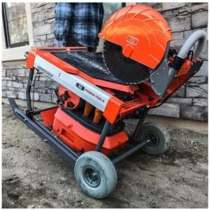 IQ Power Tools iQMS362i Trockenschneidtisch Aktion – 2x GRATIS Diamantsägeblätter 420 mm + Schutzhülle - 2300W – Bild 10