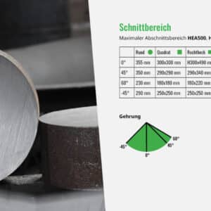 Eggenberg EBS3770-A Hydraulische Halbautomatische Bandsägemaschine 355mm 400V – Bild 15