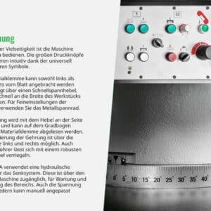 Eggenberg EBS3770-A Hydraulische Halbautomatische Bandsägemaschine 355mm 400V – Bild 17