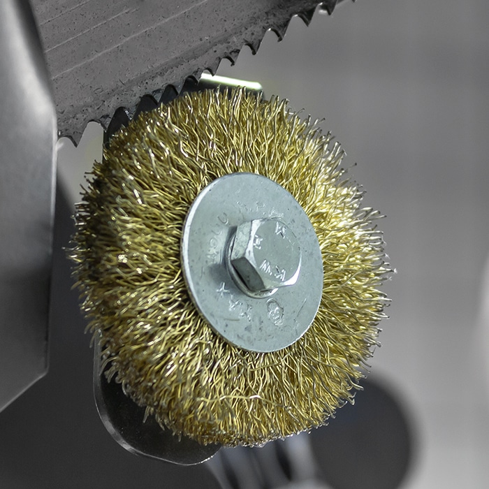 Eggenberg EBS2480 Metallbandsäge: Sägebandführung