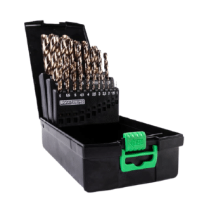 Eggenberg 25-tlg. Spiralbohrer-Set HSS Co5% M35 DIN338 – 1-13 mm