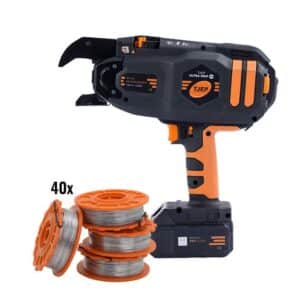 Tjep Ultra Grip-40 Akku-Flechtmaschine 18V 4.0Ah