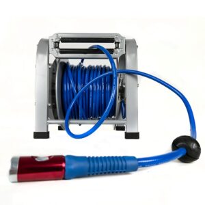D'Orly Selbsteinziehender federbetätigter Luftschlauchaufroller 12 bar – Luftschlauch mit Aufroller – Bild 4
