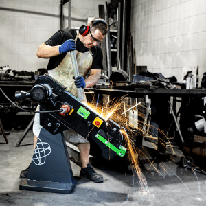 Eggenberg IBS75 Bandschleifmaschine Industrielle – 75x2000mm – 3000W – 400V – Bild 4