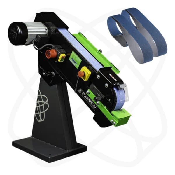 Eggenberg IBS75 Bandschleifmaschine Industrielle – 75x2000mm – 3000W – 400V | + GRATIS 2x Zirkonium-Schleifband - K60 & K80 Eggenberg IBS75 Bandschleifmaschine Industrielle – 75x2000mm – 3000W – 400V | + GRATIS 2x Zirkonium-Schleifband - K60 & K80