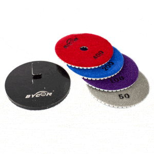 Bycon Diamant-Polierschwamm Beton Ø100mm - Verschiedene Korngrößen
