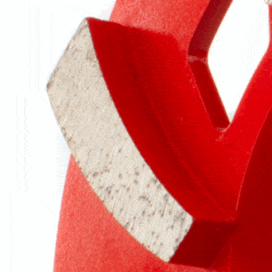 Bycon Diamantscheibe 180mm K30 - 6 Segmente - Weiche Bindung - Mittlere Körnung – Bild 3