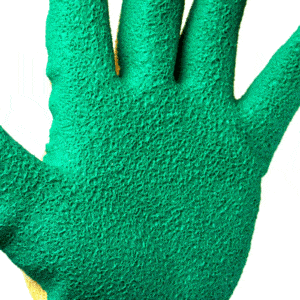 Sjeffers Arbeitshandschuhe Latex Grün - 12 Stück – Bild 3