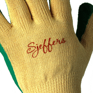 Sjeffers Arbeitshandschuhe Latex Grün - 12 Stück – Bild 5