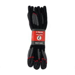 Sjeffers Arbeitssocken schwarz 3er Pack – Bild 3