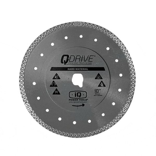 iQ Power Tools Diamantscheibe 254mm Hartes Material iQ Power Tools Diamantscheibe 254mm Hartes Material