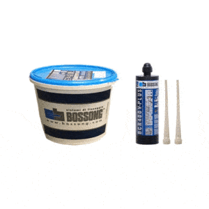 Bossong ACTION KIT OSR-400 V-PLUS Injektionsmörtel 400ml Eimer 12 Stück + FREE Bossong Kit Gun Pro OP=OP