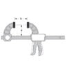Urko 210 Schnellspanner Softpad Stanzteile