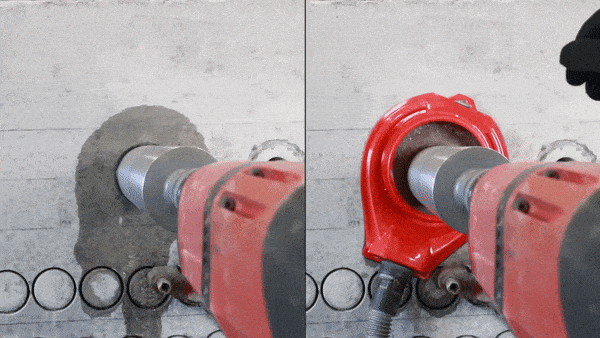 DiStar AquaDuster 162 Wasserschutzkappe - Wasserentfernung beim Bohren GIF2