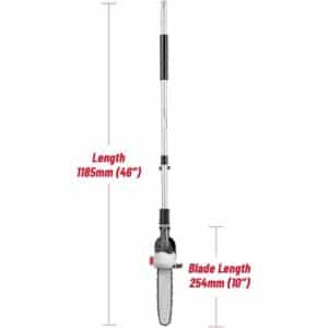 DCK 58V Akku Kombimotor Set - Hochentaster & Teleskop-Heckenschere mit 1x5.0Ah Akku  | KDPH581+KDST211+KDCS101 – Bild 6