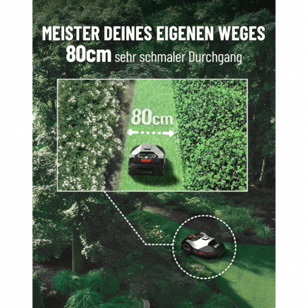 DCK KDRM107 Mähroboter 80 cm