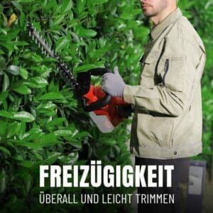 DCK Tools 58V Rasen & Hecke Kombi – Akku-Rasenmäher + Heckenschere mit zusätzlichem 5.0Ah Akku – Bild 6