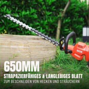 DCK Tools 58V Rasen & Hecke Kombi – Akku-Rasenmäher + Heckenschere mit zusätzlichem 5.0Ah Akku – Bild 3