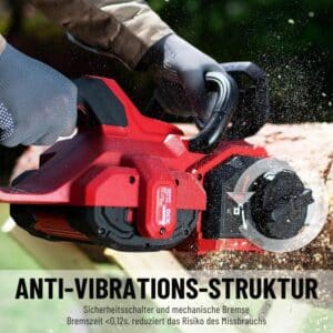 DCK Tools 58V Schnittpaket PRO – Akku-Kettensäge + Heckenschere mit zusätzlichem 5.0Ah Akku – Bild 7