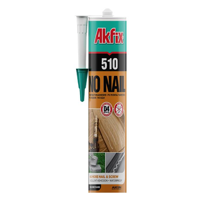 AKFIX 510 No Nail PU-Montagekleber – 310 ml