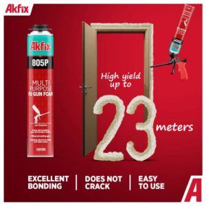 AKFIX 805P PUR-Schaum MULTI GUNFOAM hellgelb - 750ML