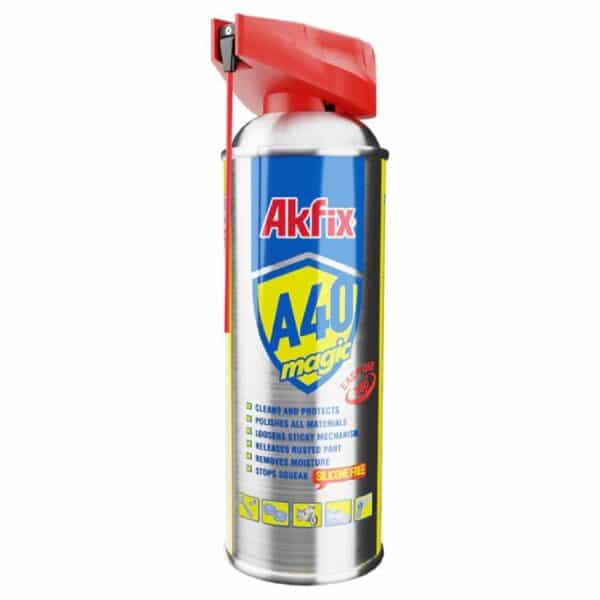 AKFIX A40 MAGIC Multispray Dual Adapter 360° – 400ML AKFIX A40 MAGIC Multispray Dual Adapter 360° – 400ML