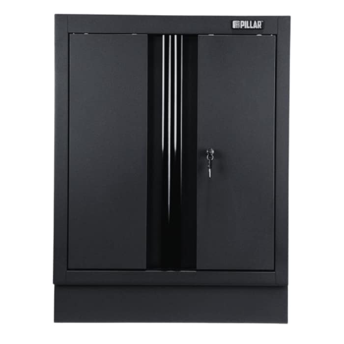 Pillar 2-Türen Werkstattkabinett 680 mm - mit Einlegeboden