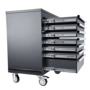 Pillar 7-Schubladen Werkzeugwagen - 646 mm - Stahl Mobiler Wagen – Bild 4