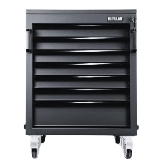 Pillar 7-Schubladen Werkzeugwagen - 646 mm - Stahl Mobiler Wagen