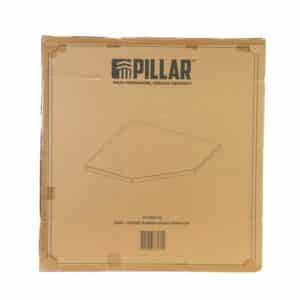 Pillar Gummibaumholz-Eck-Arbeitsplatte 860x860 mm - Tiefe Arbeitsplatte 38 mm – Bild 3