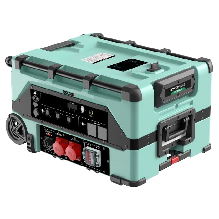 POWERMUZE INV7800TRI Tragbare Power Station 10000W / 18000W Spitze - 7800Wh LiFePO4 3-Phasen