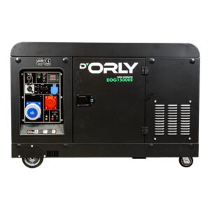 D’Orly DDG15000E Dieselaggregat 16 kW – schallgedämpft mit AVR | 2 × 230 V und 1 × 400 V